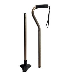 Carex Adjustable Cane with Self standing bottom